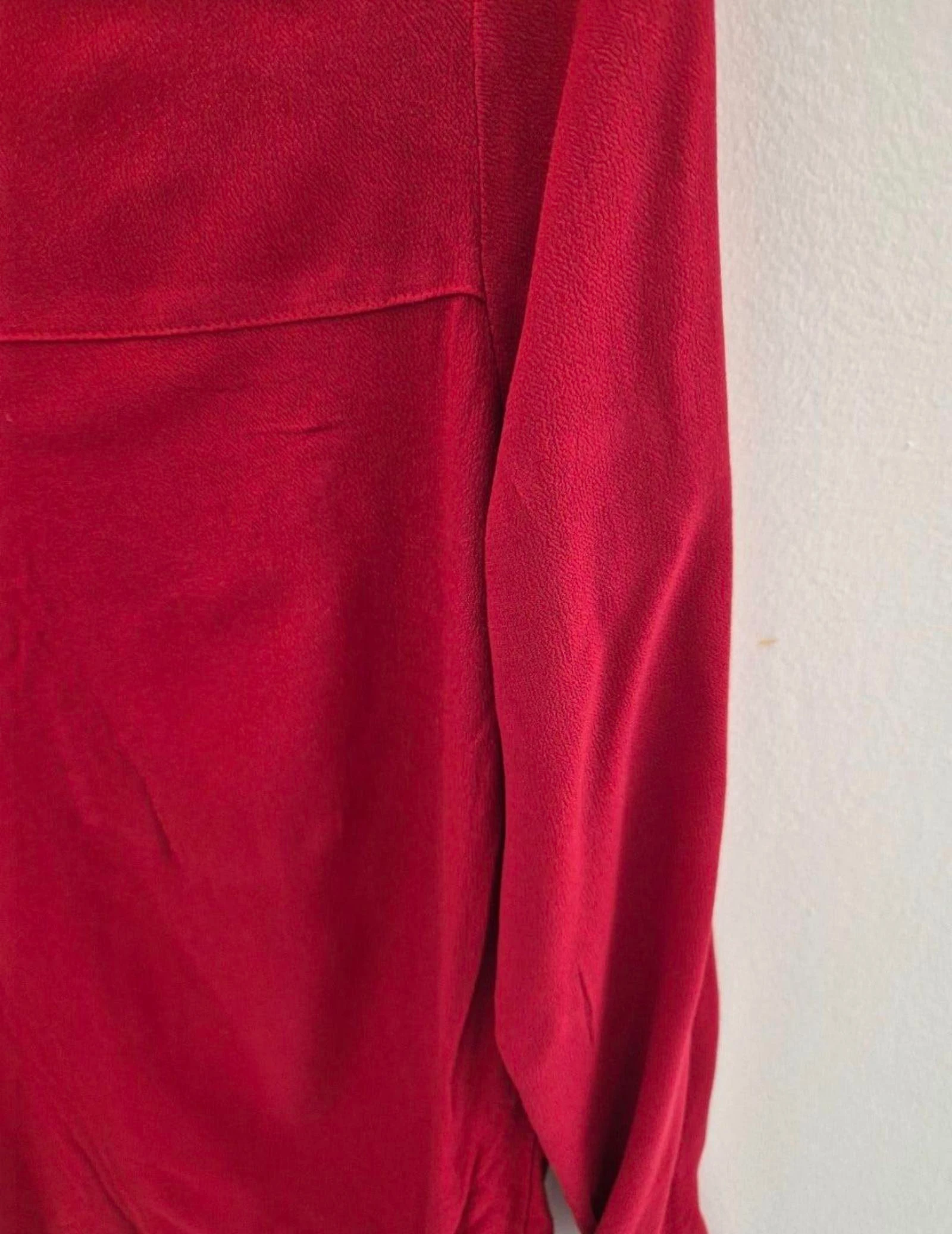 H&M Blouse Divisée Rouge / Haut Ajusté - Taille 36 (S) – photo 8